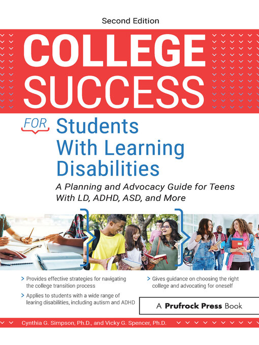 Title details for College Success for Students With Learning Disabilities by Cynthia G. Simpson - Available